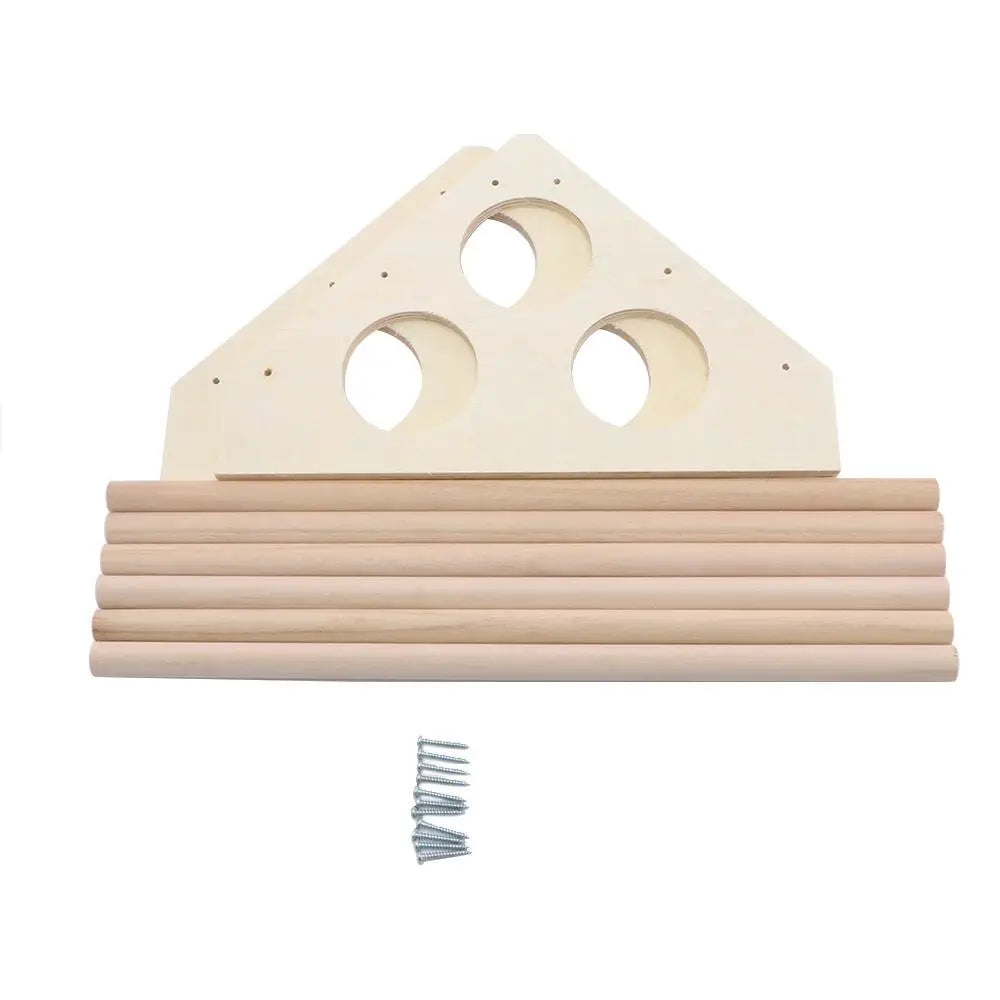 Ducks Goose Trainning Wooden Chick Roost Bar Bird Stand Chicken Perch