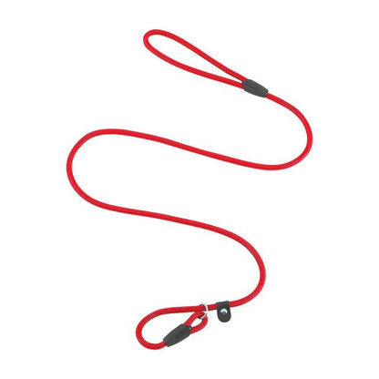 Dog Collar Dog Leash Slip Rope Lead Leash Heavy Duty Braided Rope Adjustable Loop Collar Training Leashes for Medium Large Dogs