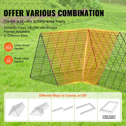 Chicken Tunnels 157.5 x 39.4 x 24.2 in(LxWxH)