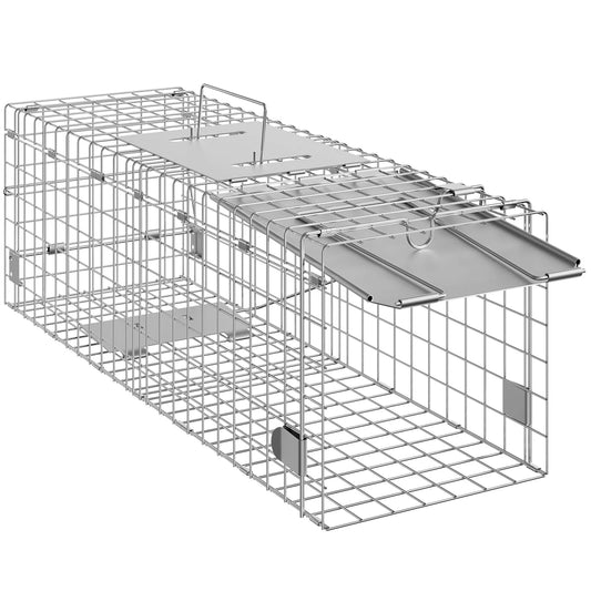 SucceBuy Live Animal Cage Trap Humane Cat Rodent Control